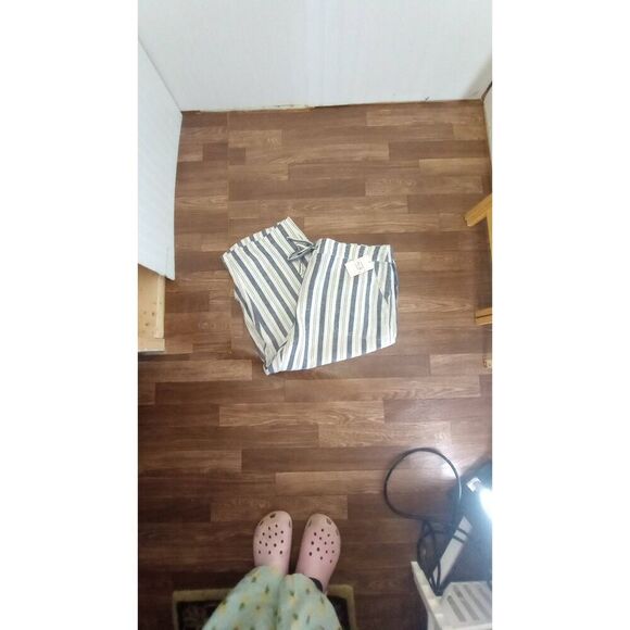 NWT Per Se wide leg, linen blend, capri pants. drawstring, beachy size 2X - Picture 2 of 6